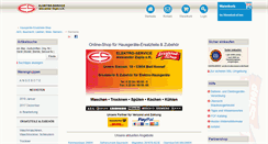 Desktop Screenshot of elektroservice-shop.de